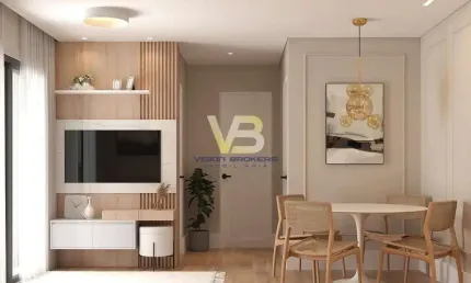 Apartamento com 2 dormitórios à venda, 50 m² por R$ 330.000,00 - Jardim Cláudia - Pinhais/PR