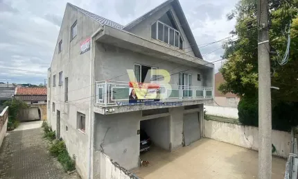 Sobrado triplex residencia e comercial, 419m2 averbados, terreno com 546m2, Atuba em Pinhais/PR!!