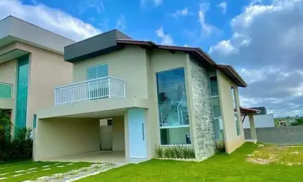 Casa em condomínio fechado com 4 quartos à venda na Rua Da Cascalheira, s/n, Alphaville (Abrantes), Camaçari