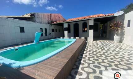 Alugo Anual Casa Arembepe 4/4 Suíte, Piscina - Volta do Robalo