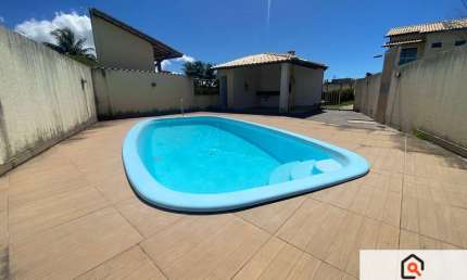 Casa Village Dúplex 2 Suítes. Piscina, Garagem, Condomínio em Arembepe
