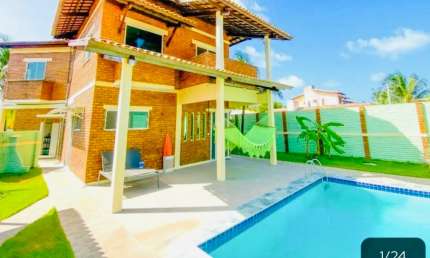 Casa com 3 quartos à venda na Avenida Santos Dumont, 307, Jacaúna, Aquiraz