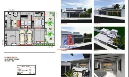 Casa com 2 dormitórios à venda, 97 m² por R$ 500.000,00 - Jardim Santa Rosa - Nova Odessa/SP