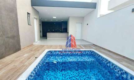 Casa com 3 dormitórios, 213 m² - venda por R$ 1.400.000,00 ou aluguel por R$ 8.080,00/mês - Condomínio Solar das Esmeraldas - Nova Odessa/SP