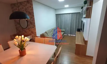 Apartamento com 3 dormitórios à venda, 82 m² por R$ 590.000,00 - Jardim São José - Americana/SP
