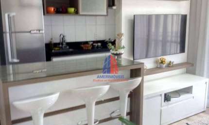 Apartamento com 2 dormitórios à venda, 50 m² por R$ 266.000,00 - Jardim Lizandra - Americana/SP