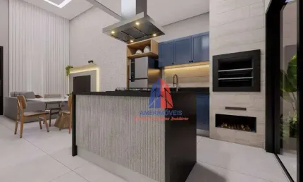 Casa com 2 dormitórios à venda, 105 m² por R$ 490.000,00 - Loteamento Residencial Pacaembu - Americana/SP