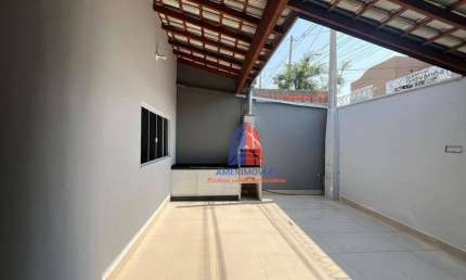 Casa com 3 dormitórios para alugar por R$ 2.855,00/mês - Loteamento Residencial Jardim Esperança - Americana/SP