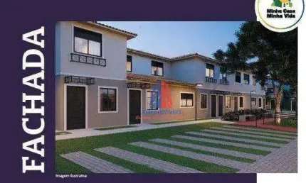 Casa com 2 dormitórios à venda, 44 m² por r$ 265.800,00 - pacaembu - americana/sp