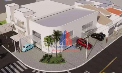 Salão para alugar, 143 m² por R$ 5.060,00/mês - Jardim Terramérica I - Americana/SP