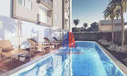 Apartamento com 2 dormitórios à venda, 55 m² por R$ 330.000,00 - Jardim São Domingos - Americana/SP