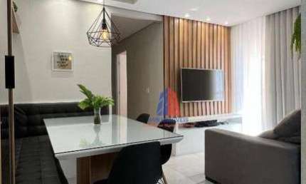 Apartamento com 2 dormitórios à venda, 59 m² por R$ 420.000,00 - Residencial Dona Margarida - Santa Bárbara D'Oeste/SP