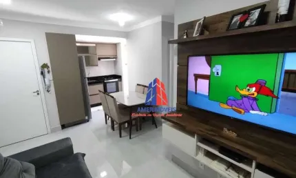 Apartamento com 2 dormitórios à venda, 55 m² por R$ 330.000 - Jardim Dona Regina - Santa Bárbara D'Oeste/SP