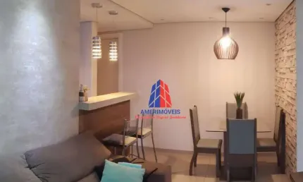 Apartamento com 2 dormitórios à venda, 55 m² por R$ 299.900,00 - Cariobinha - Americana/SP
