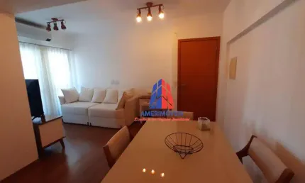 Apartamento com 2 dormitórios para alugar, 63 m² por R$ 2.996,00/mês - Jardim Ipiranga - Americana/SP