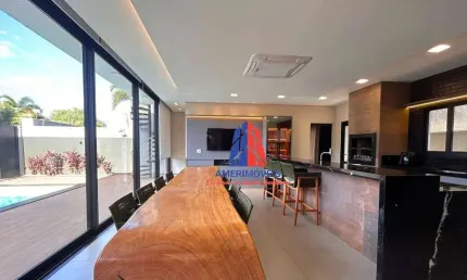 Sobrado com 4 dormitórios à venda, 390 m² por R$ 3.690.000,00 - Condomínio Terras do Imperador - Americana/SP