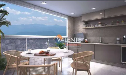 Lançamento com 2 dormitórios à venda, 81 m² por R$ 608.441 - Canto do Forte - Praia Grande/SP