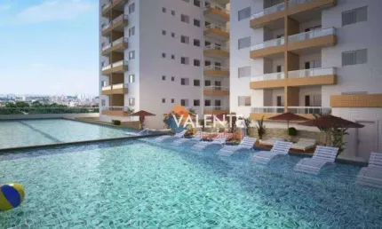 Lançamento no Boqueirão - Praia Grande! Apartamentos com 60m², 2 dormitórios com suíte e lazer COMPLETO!