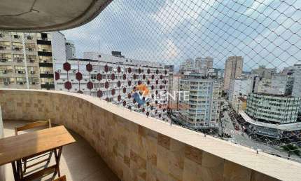 Apartamento com 3 dormitórios à venda, 170 m² por R$ 1.200.000,00 - Gonzaga - Santos/SP