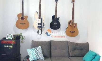 Apartamento com 2 dormitórios à venda, 62 m² por R$ 298.000,00 - Boa Vista - São Vicente/SP