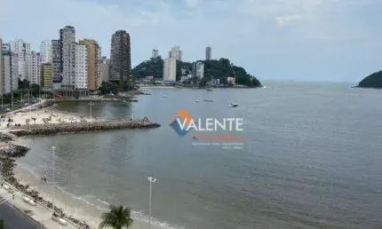 Apartamento PORTEIRA FECHADA - com 4 dormitórios à venda, 205 m² por R$ 900.000 - Centro - São Vicente/SP