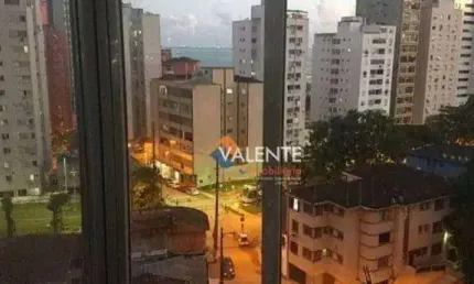 Apartamento com 1 dormitório à venda, 64 m² por r$ 255.000,00 - itararé - são vicente/sp