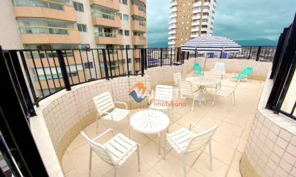Cobertura com 3 dormitórios à venda, 208 m² por R$ 1.170.000,00 - Aviação - Praia Grande/SP