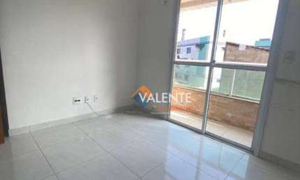 Apartamento com 2 dormitórios para alugar, 80 m² por R$ 2.500,00/mês - Catiapoã - São Vicente/SP