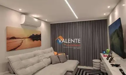 Apartamento com 2 dormitórios à venda, 89 m² por R$ 910.000,00 - Pompéia - Santos/SP