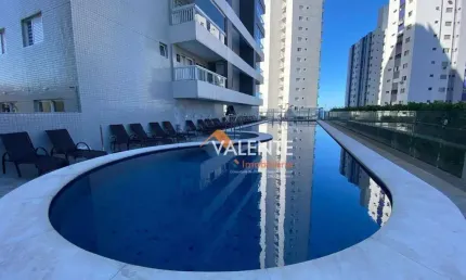 Apartamento com 2 dormitórios, 1 suíte em praia grande.