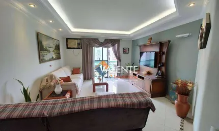 Apartamento com 3 dormitórios à venda, 150 m² por r$ 1.050.000,00 - embaré - santos/sp