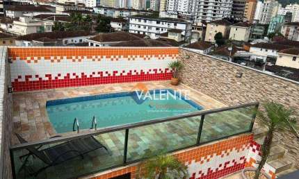 Cobertura com 3 dormitórios à venda, 203 m² por R$ 900.000,00 - Vila Valença - São Vicente/SP