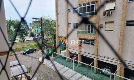 Flat com 1 dormitório, 40 m² - venda por R$ 185.000,00 ou aluguel por R$ 2.800,00/mês - Itararé - São Vicente/SP