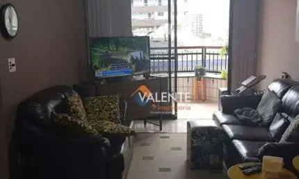 Apartamento com 3 dormitórios à venda, 129 m² por R$ 590.000,00 - Canto do Forte - Praia Grande/SP
