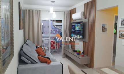 Apartamento com 2 dormitórios à venda, 60 m² por R$ 490.000,00 - Tupi - Praia Grande/SP