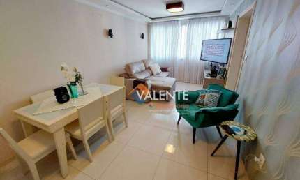Apartamento com 2 dormitórios à venda, 72 m² por R$ 610.500,00 - Centro - São Vicente/SP