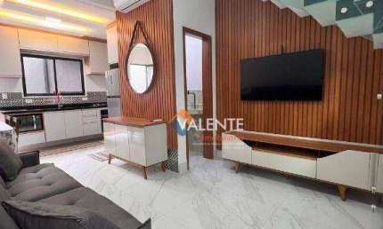 Casa com 2 dormitórios à venda, 60 m² por R$ 385.000,00 - Maracanã - Praia Grande/SP
