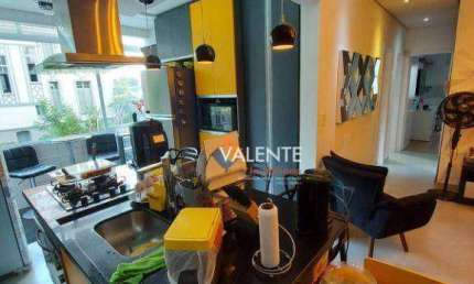 Apartamento com 3 dormitórios à venda, 97 m² por R$ 580.000,00 - Pompéia - Santos/SP