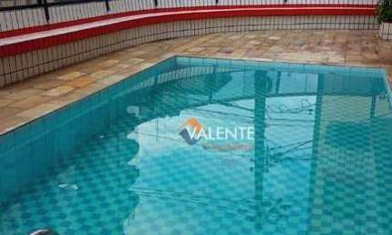 Apartamento com 2 dormitórios para alugar, 83 m² por R$ 3.200,00/mês - Vila Guilhermina - Praia Grande/SP
