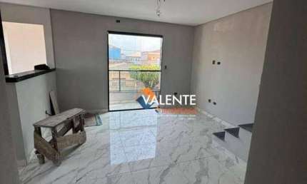 Sobrado com 2 dormitórios à venda, 90 m² por R$ 490.000,00 - Tude Bastos - Praia Grande/SP