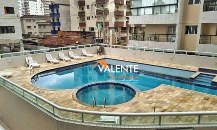 Apartamento semi mobiliado com 1 dormitório para alugar, 45 m² por R$ 2.350/mês - Ocian - Praia Grande/SP