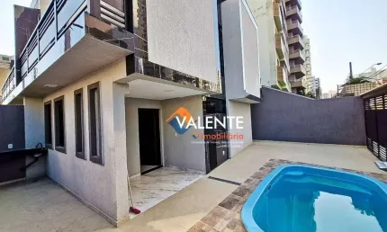 Sobrado com 3 dormitórios, 86 m² - venda por R$ 849.000,00 ou aluguel por R$ 6.000,00/mês - Tupi - Praia Grande/SP