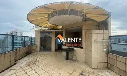 Cobertura com 3 dormitórios à venda, 250 m² por R$ 977.000,00 - Canto do Forte - Praia Grande/SP