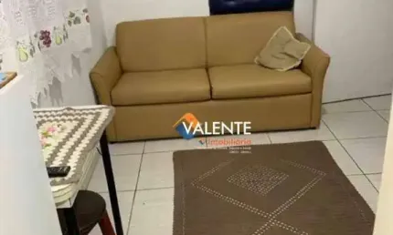 Kitnet mobiliada com 1 dormitório, 22 m² - venda por R$ 135.000 ou aluguel por R$ 1.300/mês - Vila Tupi - Praia Grande/SP