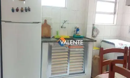 Kitnet mobiliado com 1 dormitório à venda, 36 m² por R$ 240.000 - Canto do Forte - Praia Grande/SP