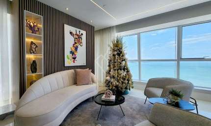 Apartamento exclusivo e decorado  frente mar Epic Tower