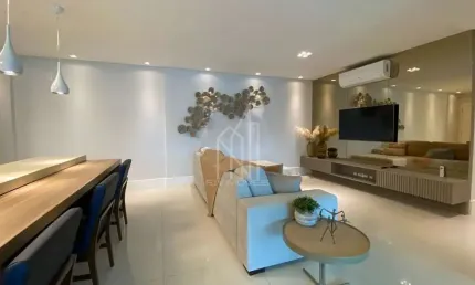 Apartamento decorado no edifício brava beach corais