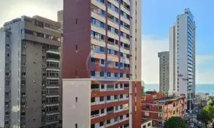 Vista Parcial Mar no Meireles - Duplex de 60m2, 2 quartos, 2 suites e 2 vagas