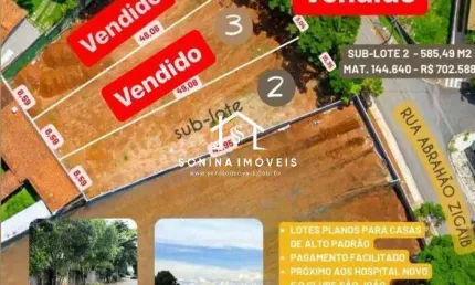 Terreno à venda na Vila Santista, Atibaia 