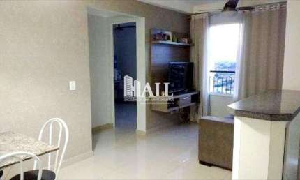 Apartamento com 2 dorms, Jardim Santa Rosa I, São José do Rio Preto - R$ 218 mil, Cod: 1966